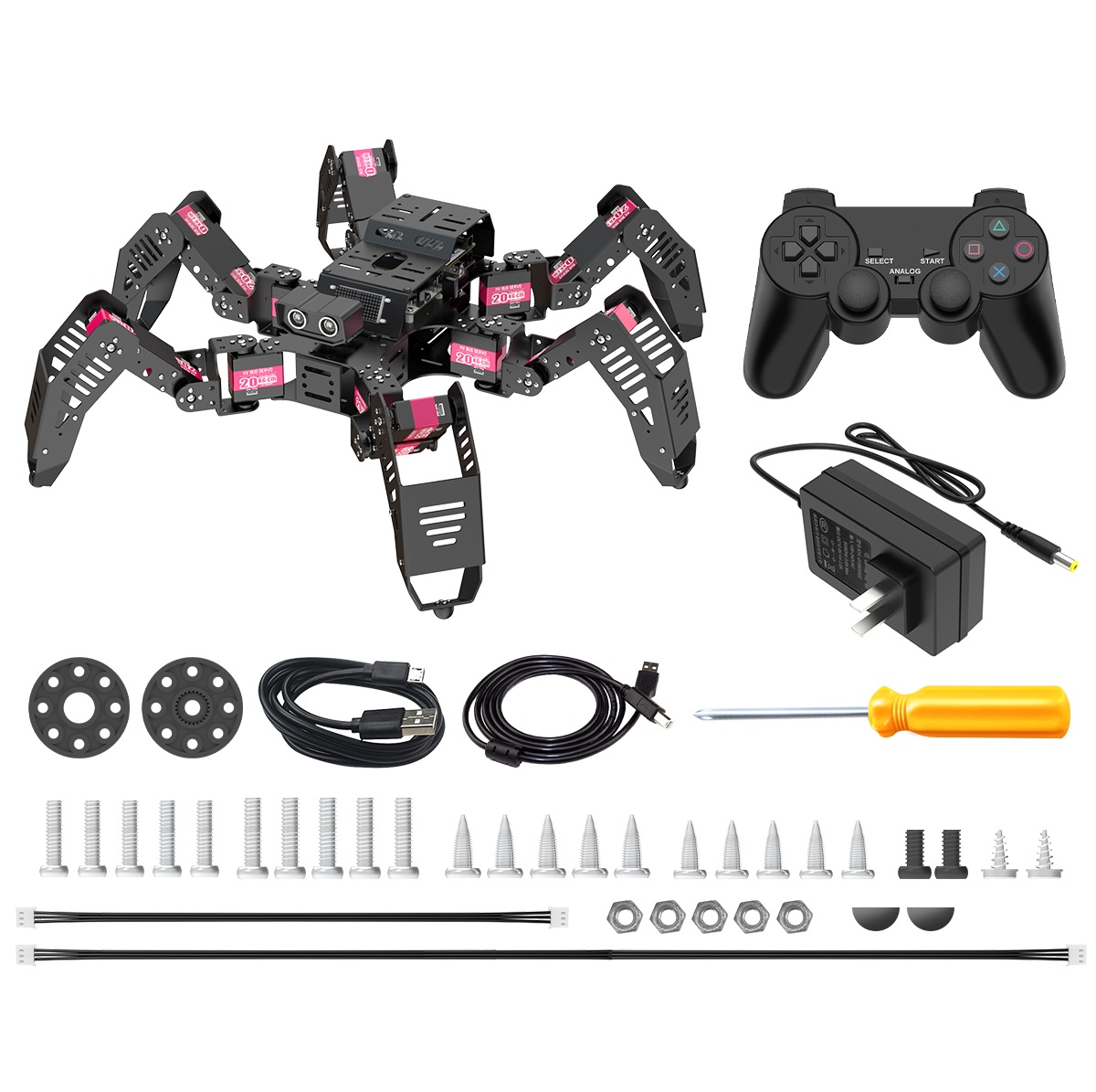 Robot Kit - Программируемый шестиногий бионический робот-паук Hiwonder Spiderbot