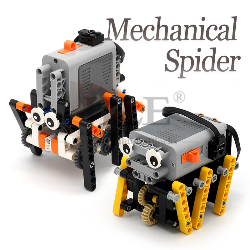Line Follower Robot - Технический конструктор MOC: Механический Паук с