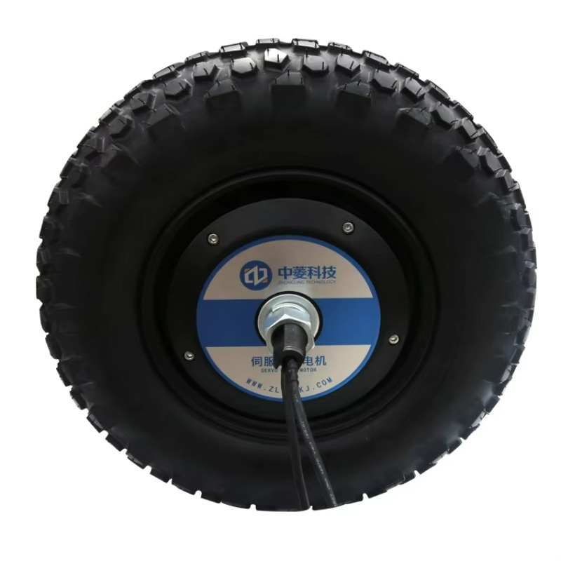 Robot Wheel - Низкоскоростной высокомоментный бесщеточный серводвигатель-редуктор постоянного тока