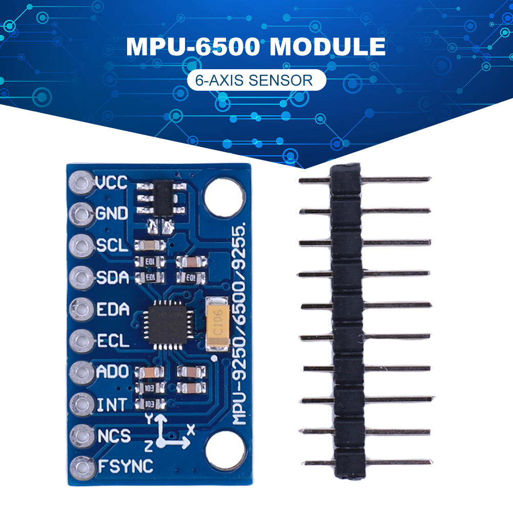 6-осевой гироскоп MPU6500 моду – обзор и цена Accelerometer Mpu6050