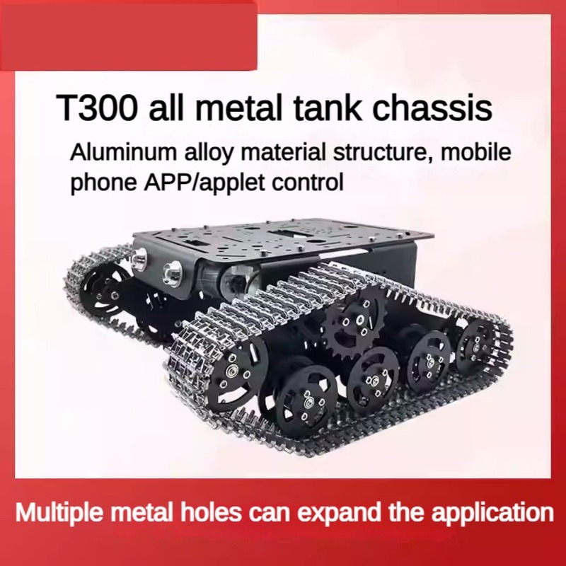 Металлическое шасси для танка  – обзор и цена Tracked Robot Chassis