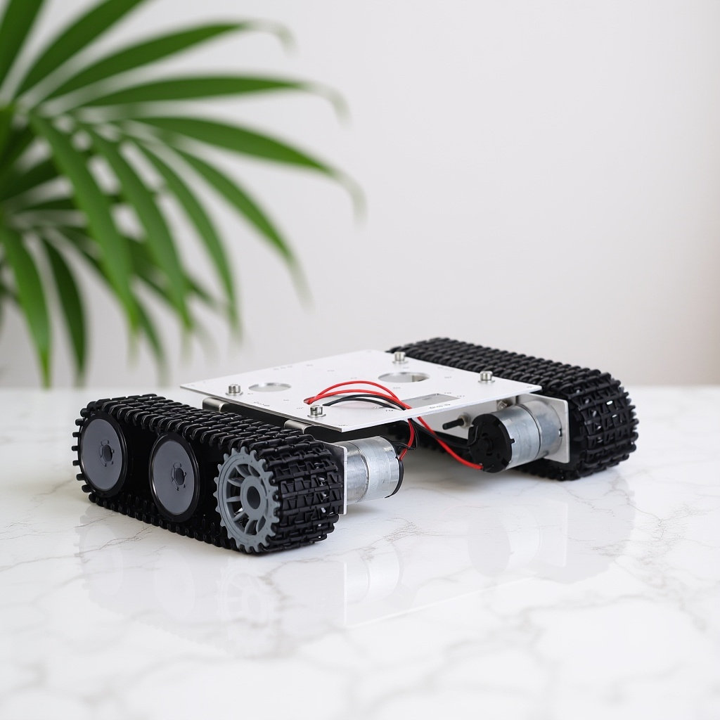 Металлический комплект шасси д – обзор и цена Tracked Robot Chassis