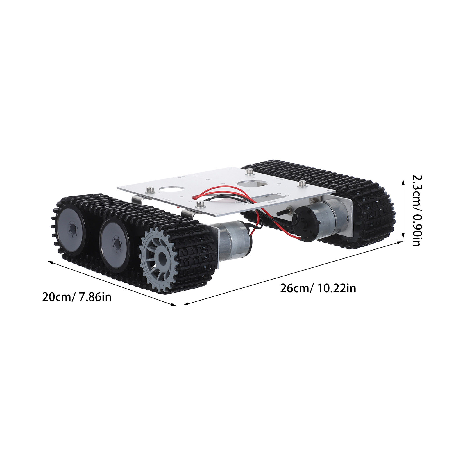 Металлический комплект шасси д – обзор и цена Tracked Robot Chassis