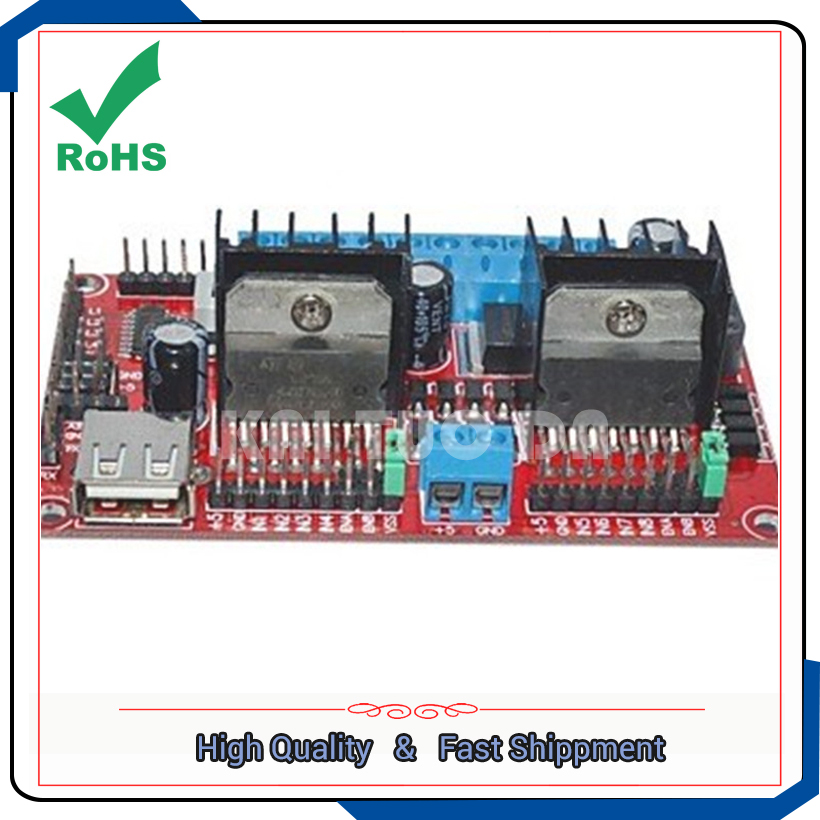 L298N V3/четыре 4-модуль приво – обзор и цена Motor Driver L298N