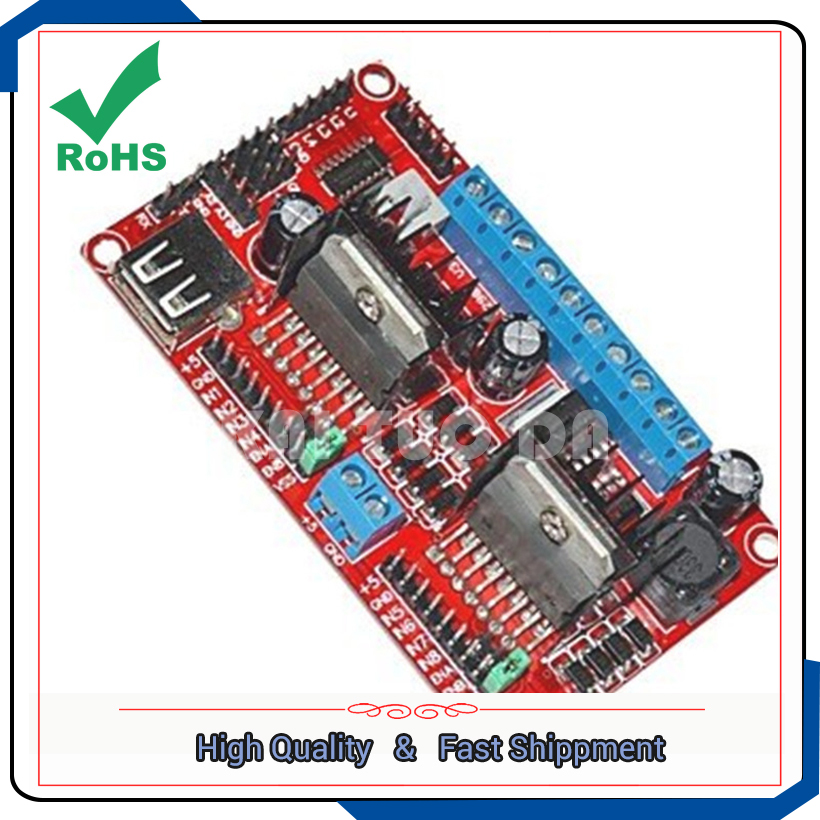 L298N V3/четыре 4-модуль приво – обзор и цена Motor Driver L298N