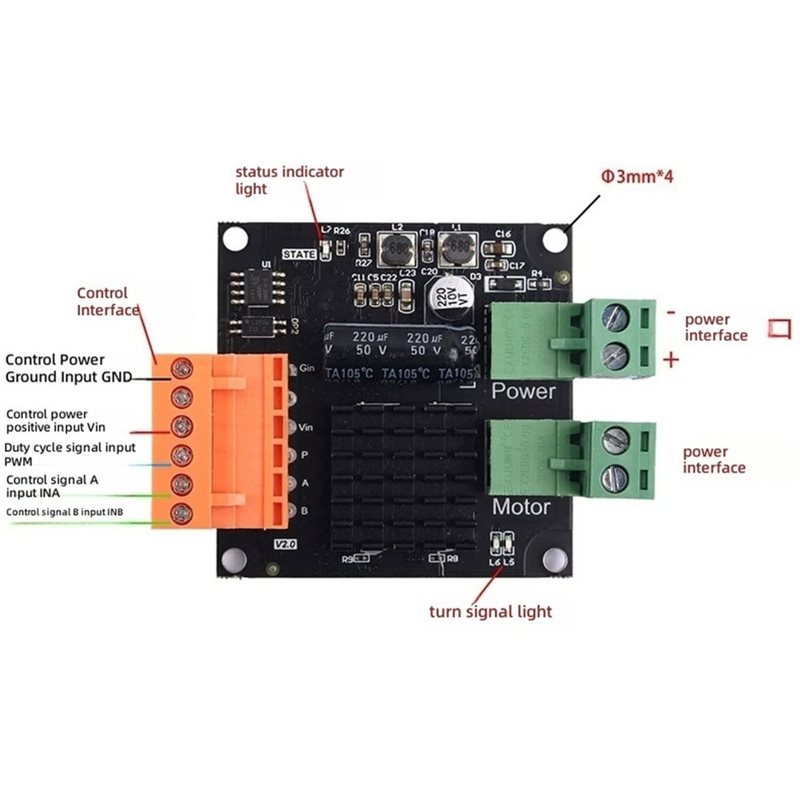 Модуль драйвера двигателя пост – обзор и цена Motor Driver Module