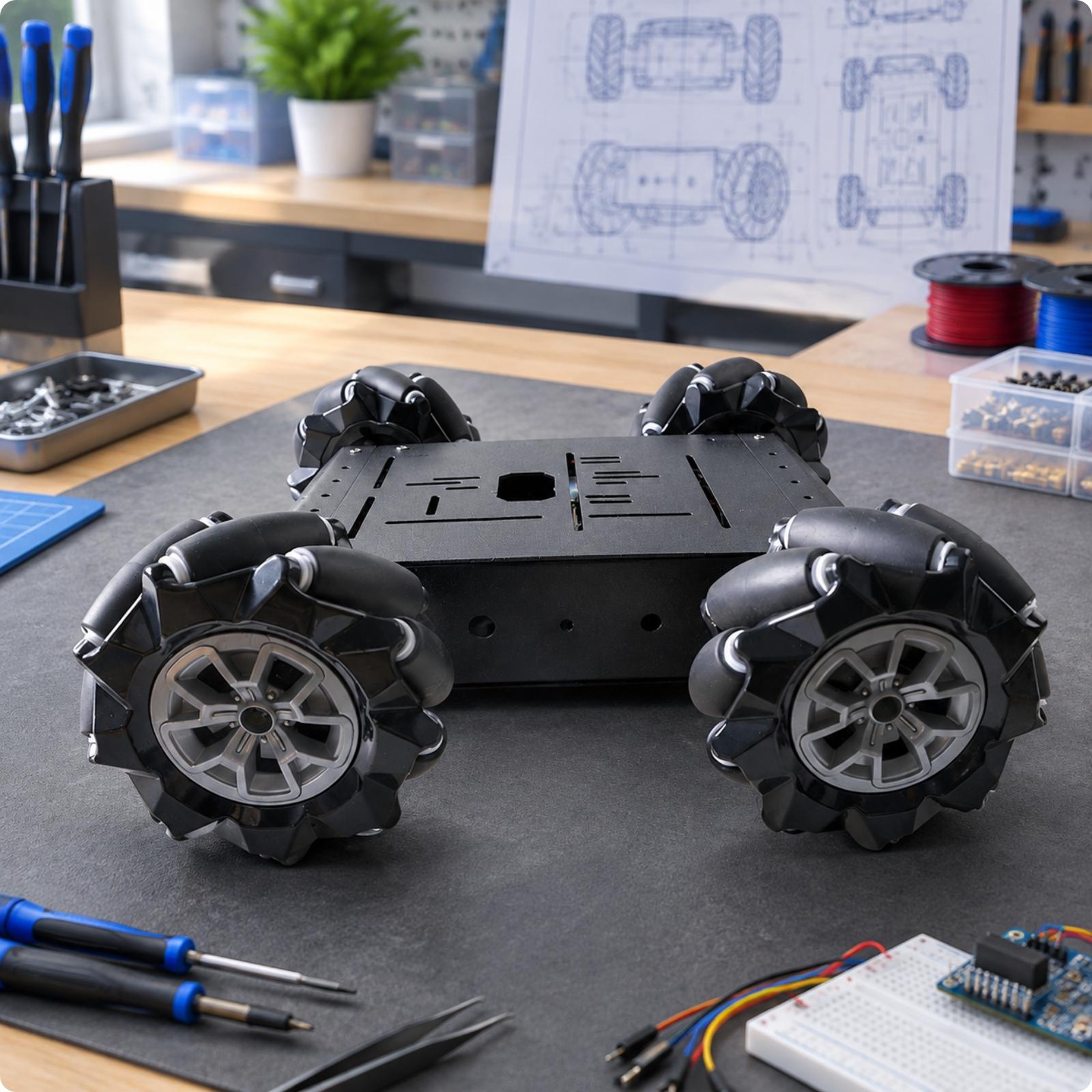 Многофункциональная рама для р – обзор и цена Robot Car Kit