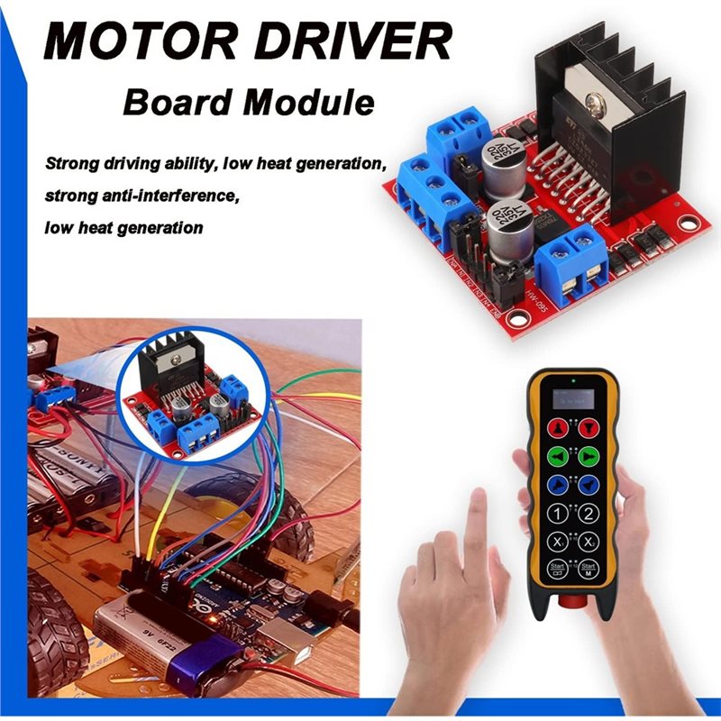 Плата контроллера двигателя AE – обзор и цена Motor Driver L298N