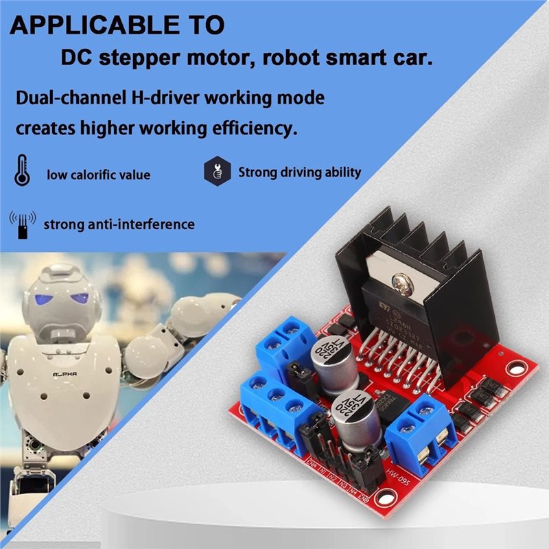 Плата контроллера двигателя AE – обзор и цена Motor Driver L298N
