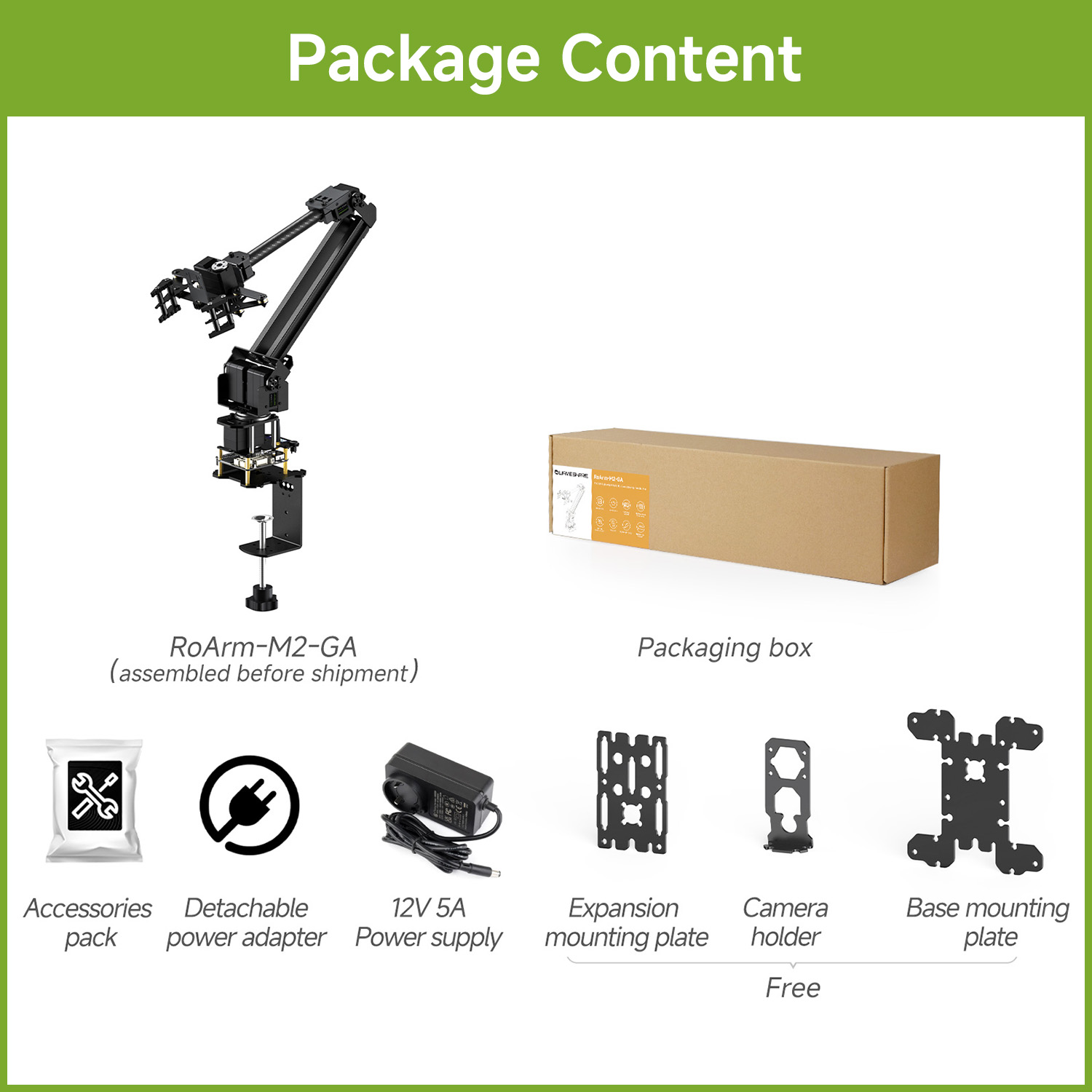 Комплект настольного роботизир – обзор и цена Servo Kit