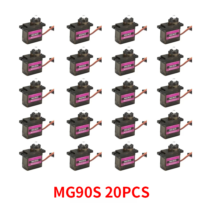 4/5/10/20 шт. MG90S металличес – обзор и цена Servo Sg90
