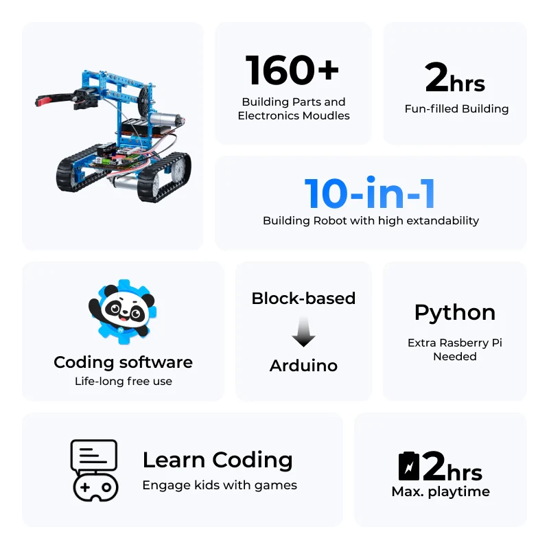 Интеллектуальный робот Makeblo – обзор и цена Robot Kit
