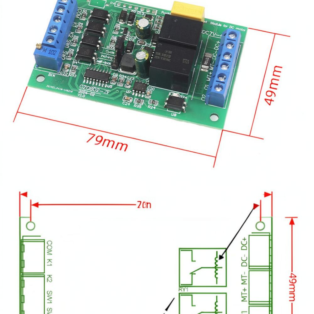 Промышленный контроллер для дв – обзор и цена Dc Motor 12V