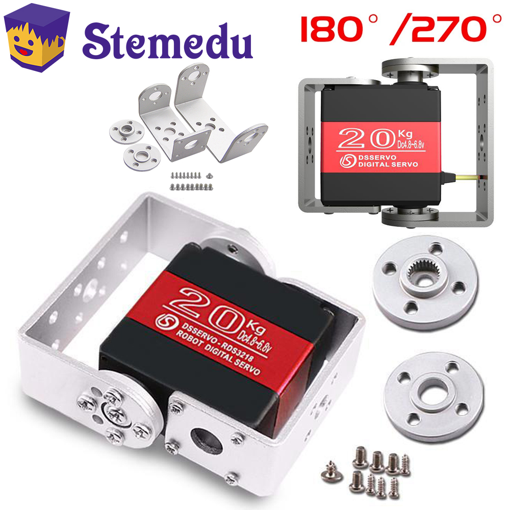 RDS3218 20 кг, 180/270 градусо – обзор и цена Servo Bracket
