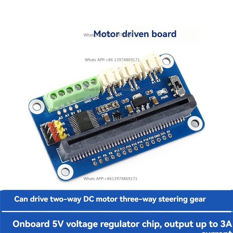 Двухканальная плата управления – обзор и цена Microbit Robot