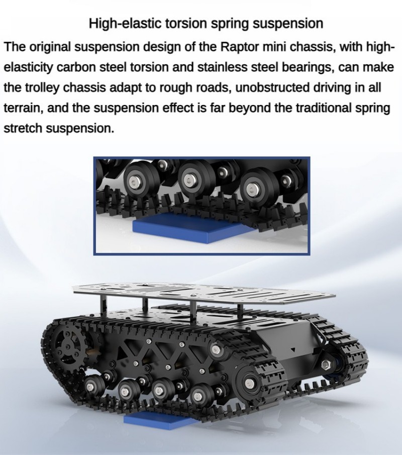 Радиоуправляемый танк, грузопо – обзор и цена Tracked Robot Chassis